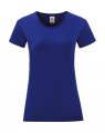 Dames T-shirt Iconic Fruit of the Loom 61-432-0 Cobalt Blue